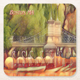 Boston-Schwan-Boots-Sommer-Filter 5300 Rechteckiger Pappuntersetzer