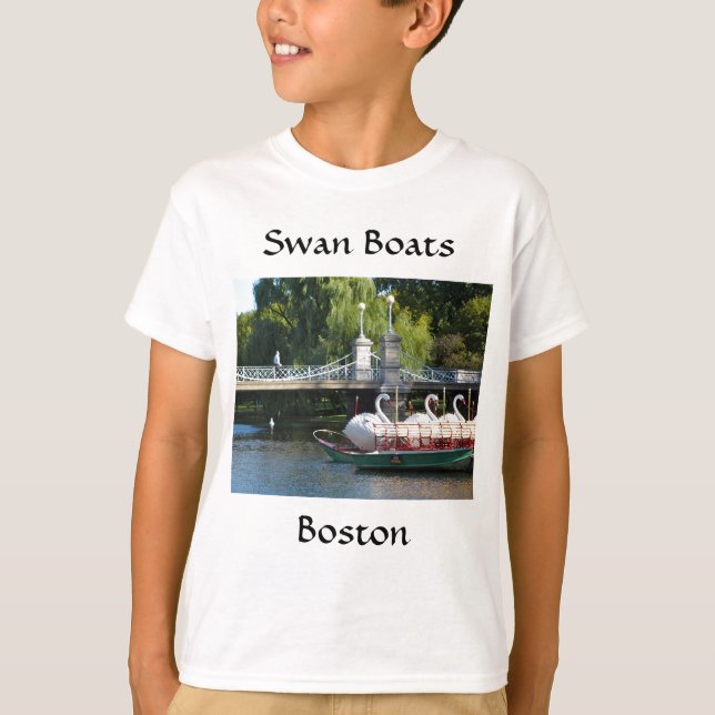 Boston-Schwan-Boots-T - Shirt (Vorderseite)