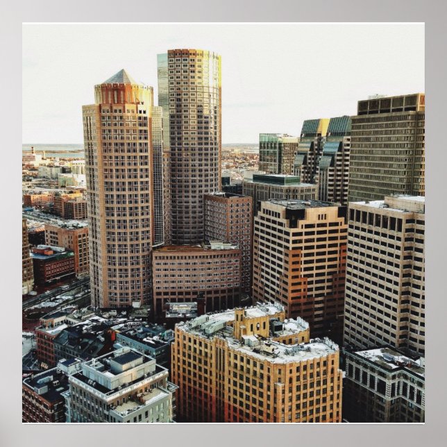 Boston-Sicht Poster (Vorne)