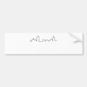 Boston - Skyline Autoaufkleber