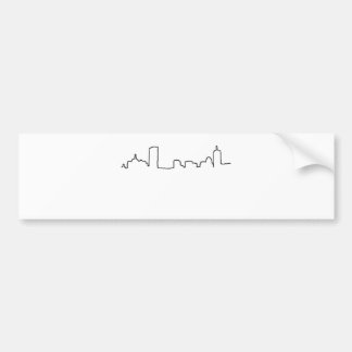 Boston - Skyline Autoaufkleber
