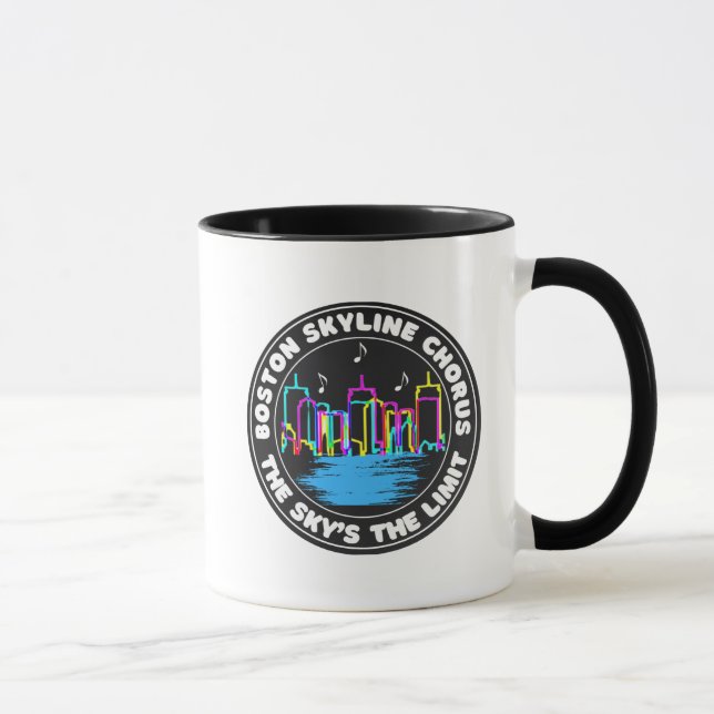 Boston Skyline Chorus Logo 11oz Tasse (Rechts)