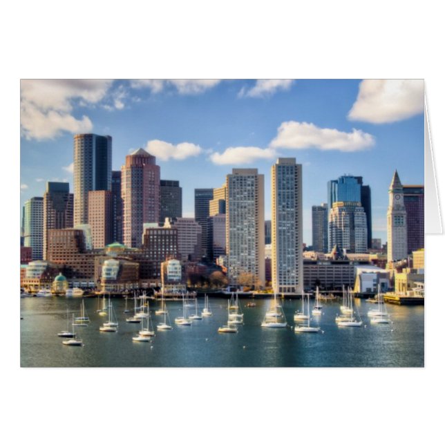 Boston skyline from waterfront (Vorderseite (Horizontal))