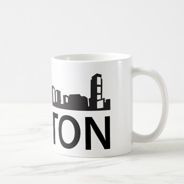 Boston-Skyline Kaffeetasse (Rechts)