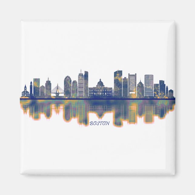 Boston Skyline Magnet (Vorne)