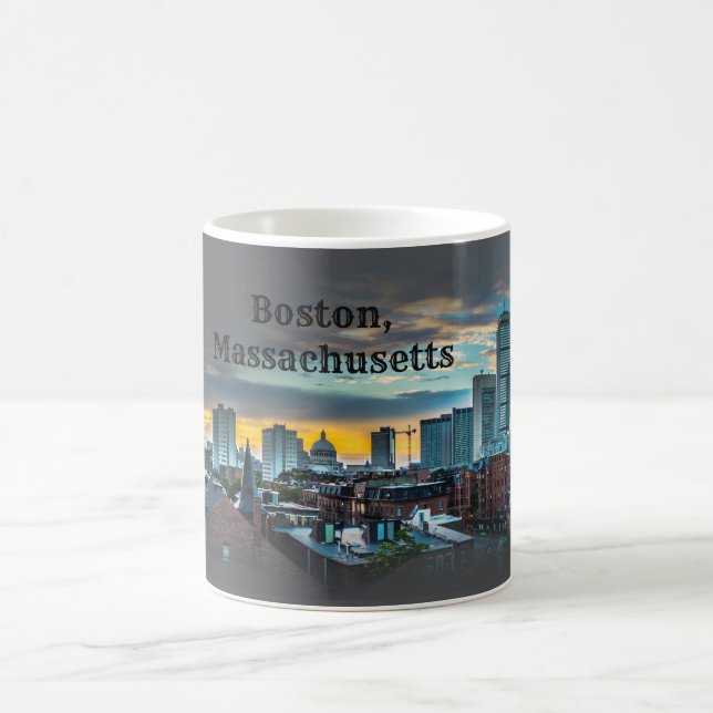 Boston Skyline — Mug de café (Centre)