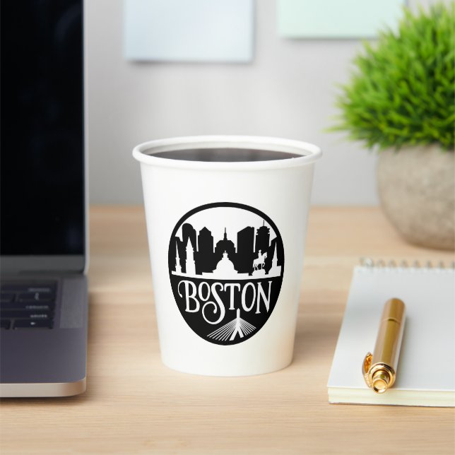 Boston Skyline Pappbecher (InSitu)