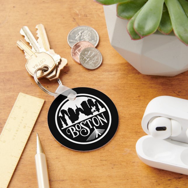 Boston Skyline Schlüsselanhänger (Schreibtisch)