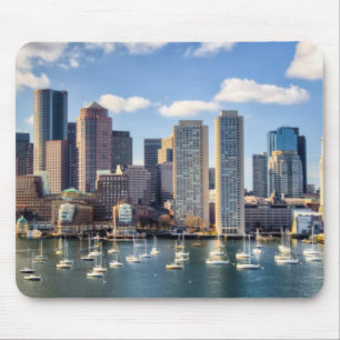 Boston-Skyline von der Ufergegend Mousepad