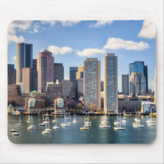 Boston-Skyline von der Ufergegend Mousepad