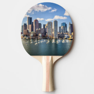 Boston-Skyline von der Ufergegend Tischtennis Schläger