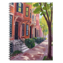 Boston Sommer | Massachusetts Brownstone Häuser