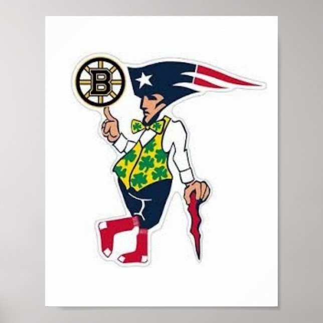 Boston Sports Poster (Vorne)