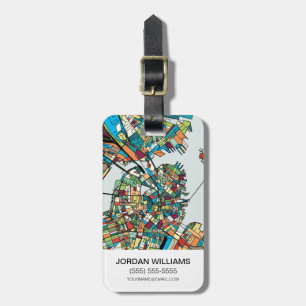 Boston-Stadt USA Gepäckanhänger