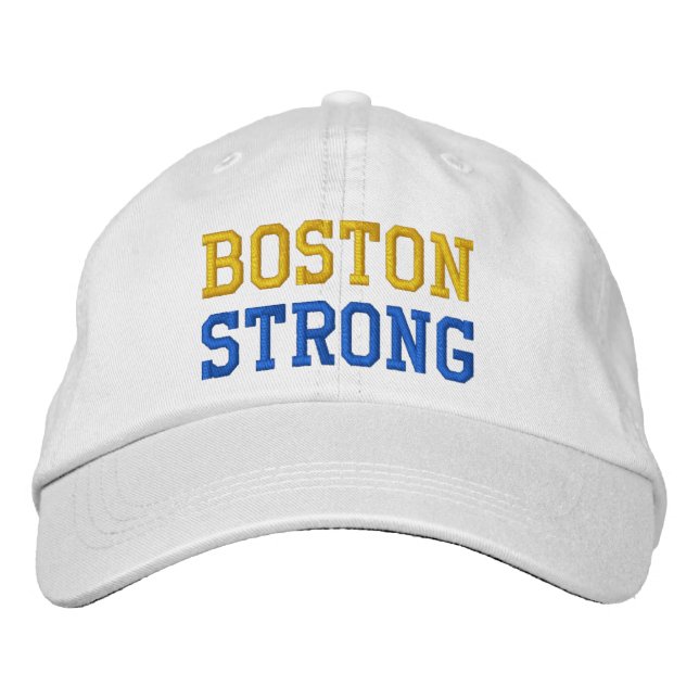 Boston stark bestickte kappe (Vorderseite)