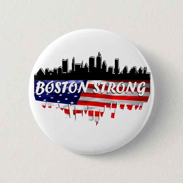 Boston stark button (Vorderseite)