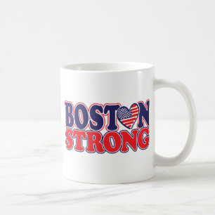 Boston stark mit Amricah Herzen Kaffeetasse