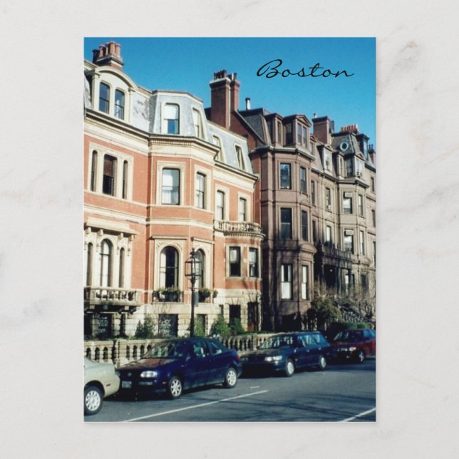Boston Street Postkarte (Vorderseite)