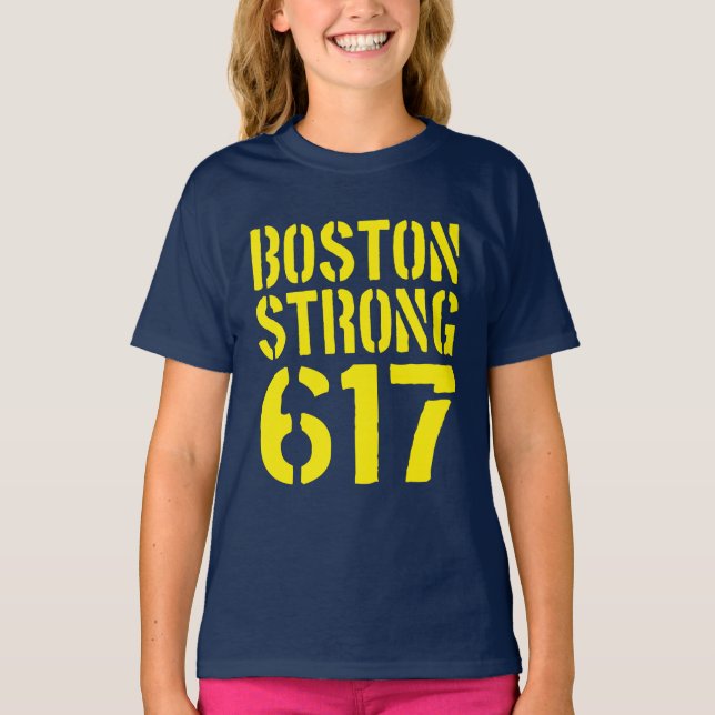 Boston Strong 617 T-Shirt (Vorderseite)