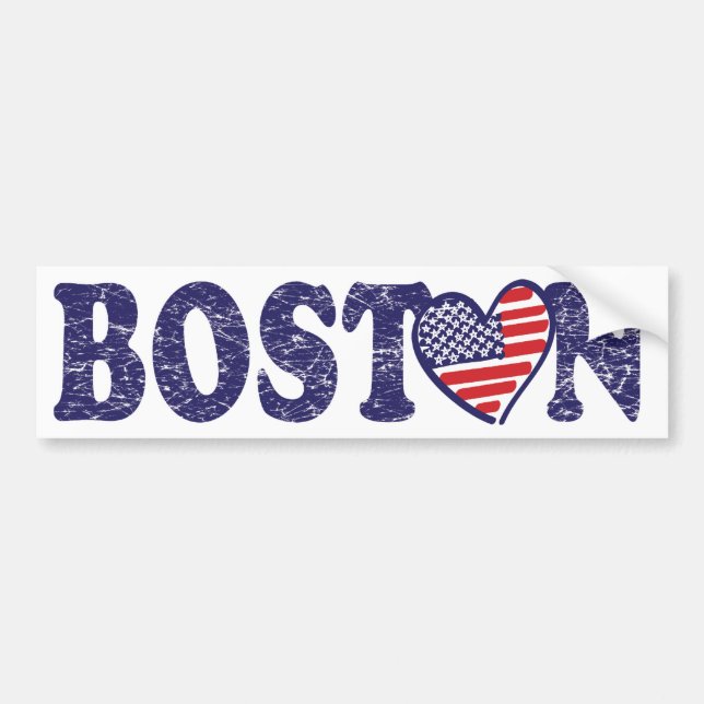 Boston Strong Autoaufkleber (Vorne)