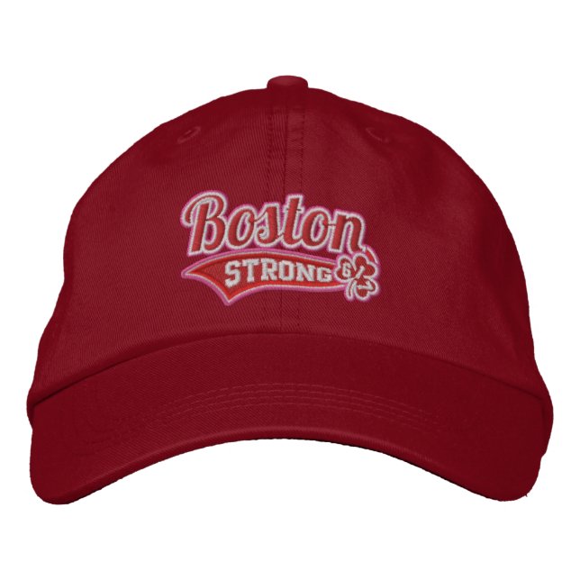 Boston Strong Ballpark Shamrock Casquette brodé (Devant)