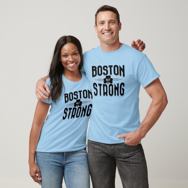 Boston Strong Deko Kleeblatt Irish T-Shirt (Unisex)