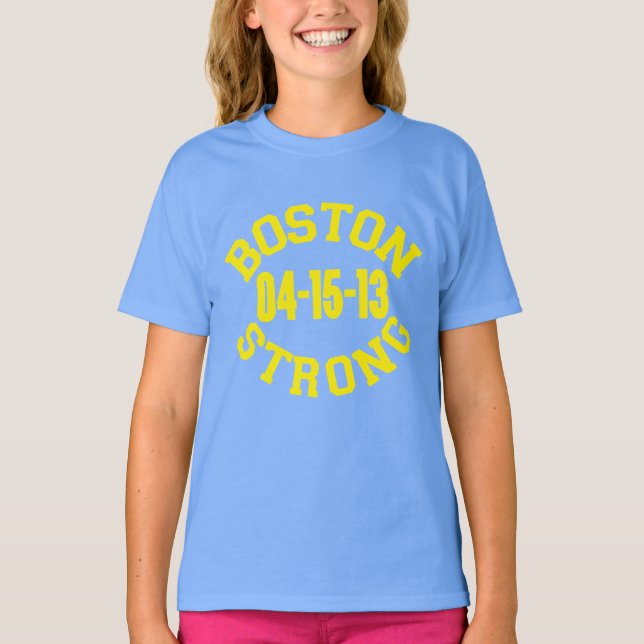 Boston Strong Erinnerungen T-Shirt (Vorderseite)