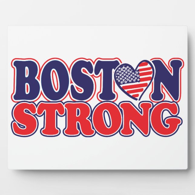 Boston Strong Fotoplatte (Vorderseite)