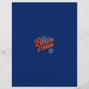 Boston Strong in Rot und Blau