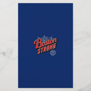 Boston Strong in Rot und Blau Briefpapier