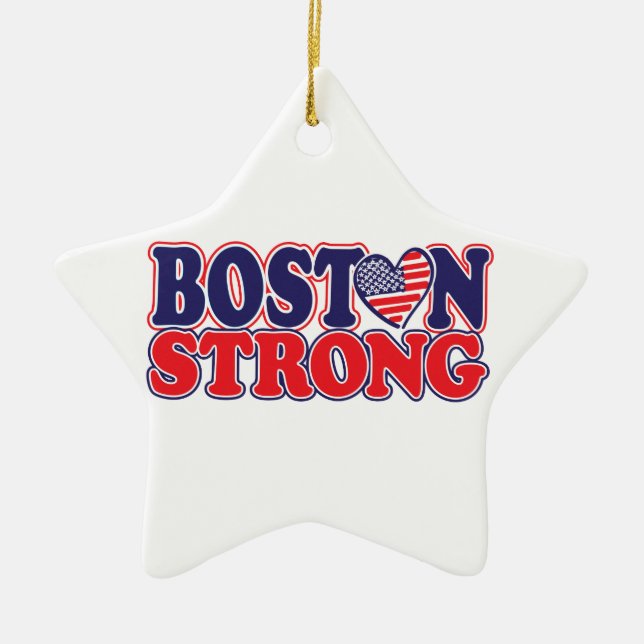 Boston Strong Keramikornament (Vorne)
