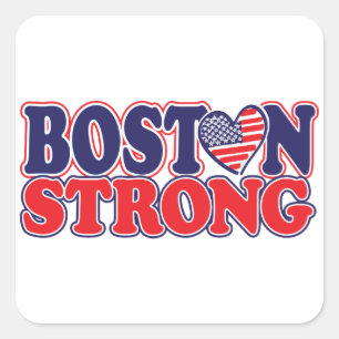 Boston Strong Quadratischer Aufkleber