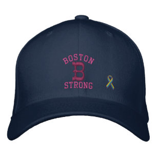 Boston Strong Ribbon Edition Bestickte Baseballkappe