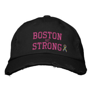 Boston Strong Ribbon Edition Bestickte Baseballkappe