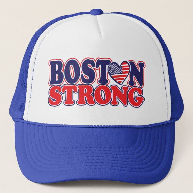 Boston Strong Truckerkappe (Vorderseite)