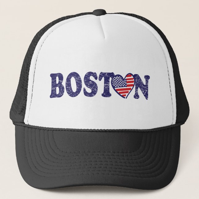 Boston Strong Truckerkappe (Vorderseite)