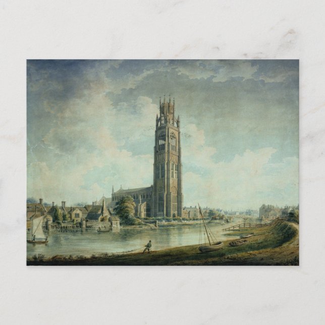 Boston Stump: Blick aus dem Südwesten Postkarte (Vorderseite)