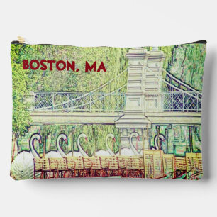 Boston Swan Boote in Stift und Tinte Zubehörtasche