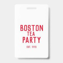 Boston Tea Party Abzeichen