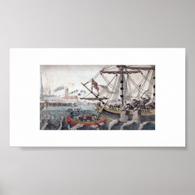Boston Tea Party Poster (Vorne)