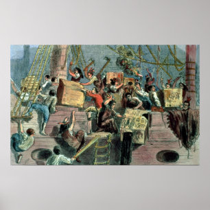 Boston-Tee-Party, am 16. Dezember 1773 Poster