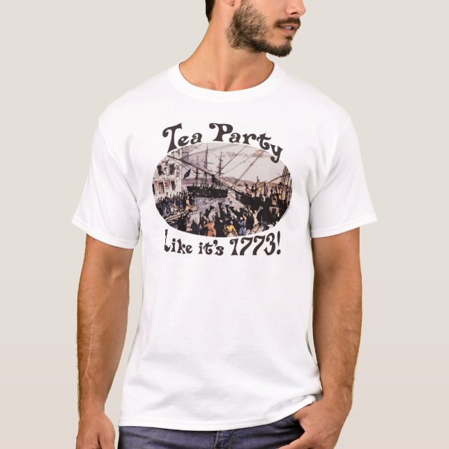 Boston-Tee-Party-Shirts 1773 und Geschenke für T-Shirt (Vorderseite)
