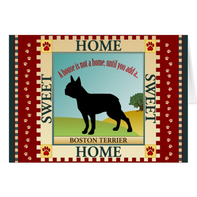 Boston Terrier (Devant horizontal)