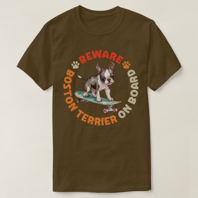 Boston Terrier 2 T-Shirt (Design vorne)