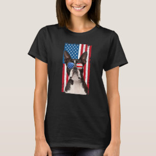 Boston Terrier 4. Juli für Männer Kinder Funny Bos T-Shirt