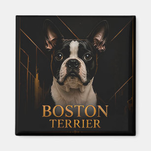 Boston Terrier American Classic Kollektion Magnet