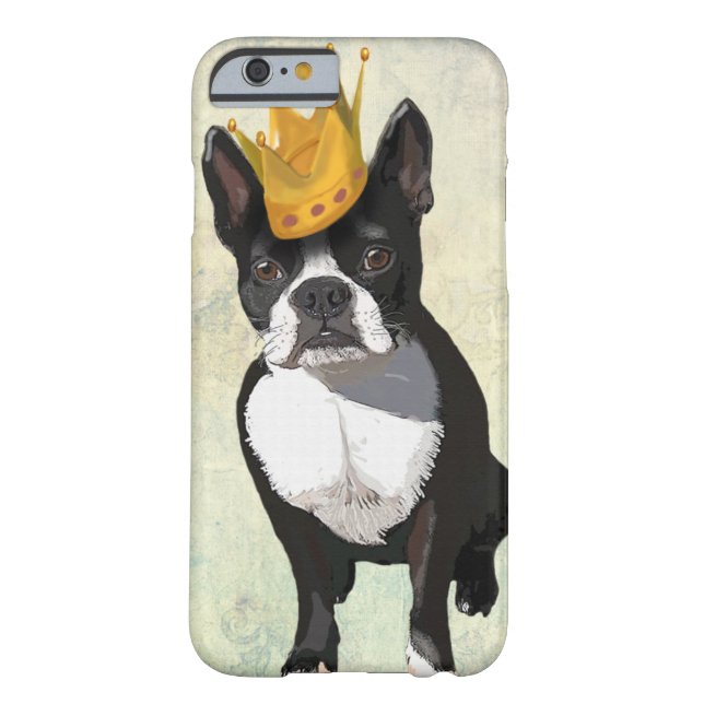 Boston Terrier and Crown Case-Mate iPhone Hülle (Rückseite)