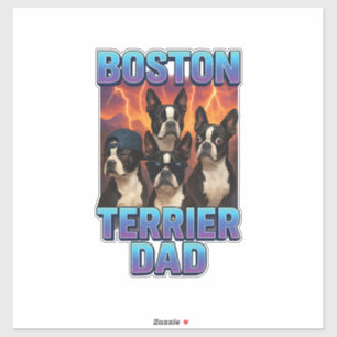 Boston-Terrier Aufkleber