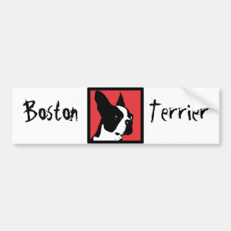 Boston Terrier Autoaufkleber