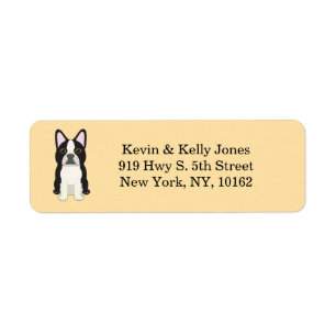Boston Terrier beige